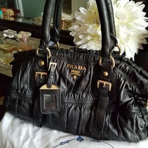 Authentic Prada Leather Handbag